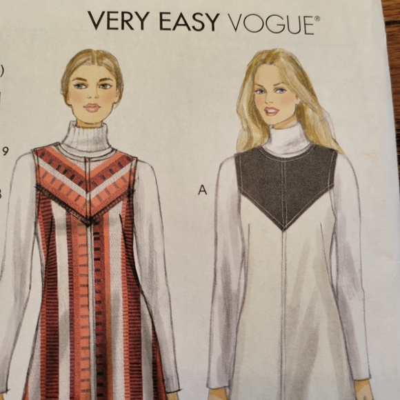 Very Easy Vogue Sewing Patterns (2) ~ Appear Unused ~ 2014 & 2015 ~ Retro Look - Picture 8 of 13